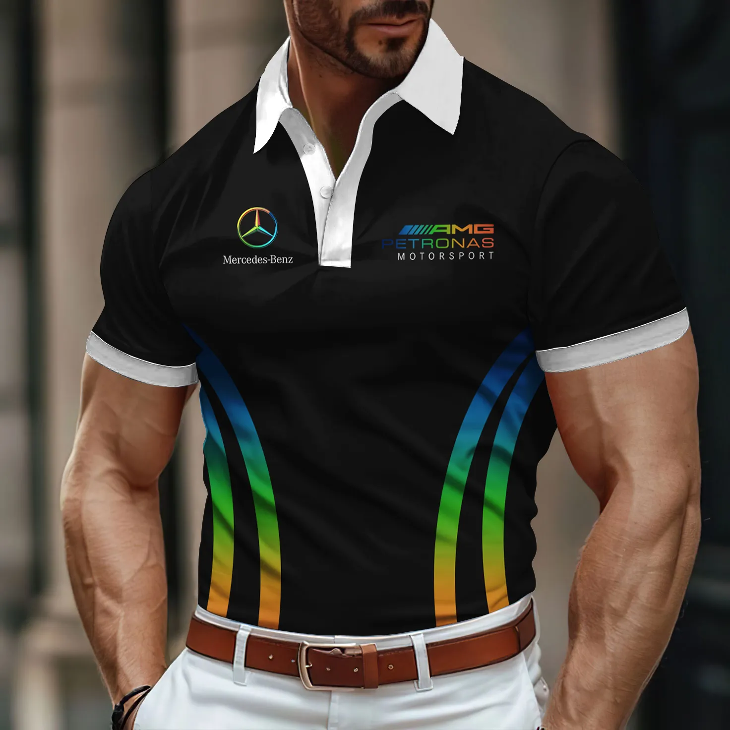 High Quality Men's Polo Shirt MERCEDES-PO-0074734