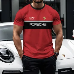 High Quality Men's T-shirt PORSCHE-TX-0075021