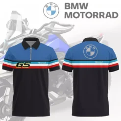High Quality Men's Zip Polo Shirt BMW-ZPO-0074314