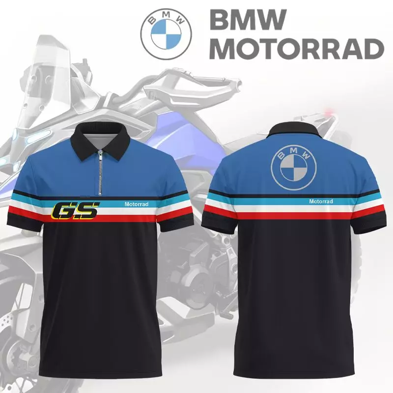 High Quality Men's Zip Polo Shirt BMW-ZPO-0074314
