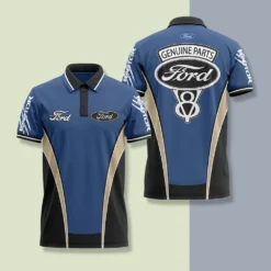 High Quality Men's Zip Polo Shirt FORD-TZPO-0074973