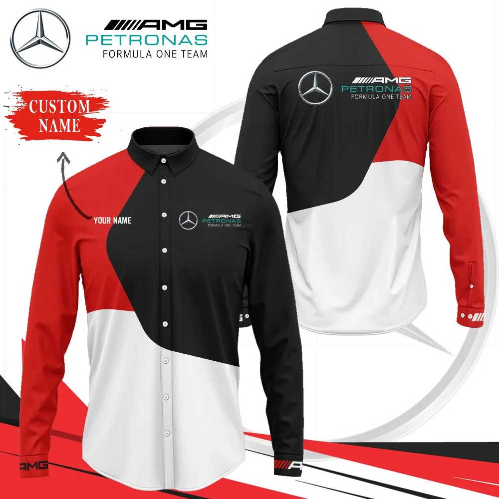 High Quality Customized Men's Long Sleeve Button Shirt MERCEDES-CCY-0075373