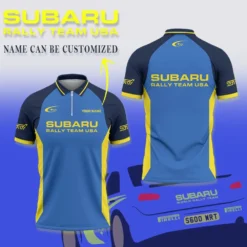 High Quality Customized Men's Zip Polo Shirt SUBARU-TZPO-0074920