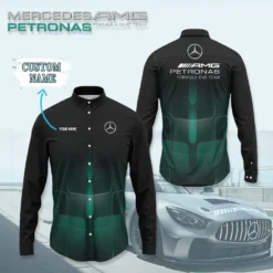 High Quality Customized Men's Long Sleeve Button Shirt MERCEDES-CCY-0075372