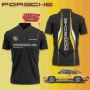High Quality Customized Men's Zip Polo Shirt PORSCHE-TZPO-0074790