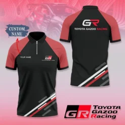 High Quality Customized Men's Zip Polo Shirt TOYOTA-TZPO-0074955