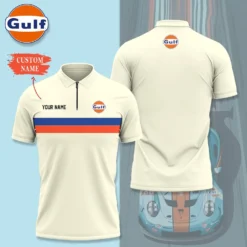 High Quality Customized Men's Zip Polo Shirt PORSCHE-TZPO-0074806