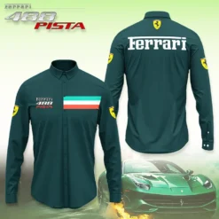 High Quality Men's Long Sleeve Button Shirt FERRARI-CCY-0075418