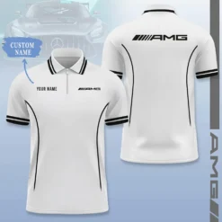 High Quality Customized Men's Zip Polo Shirt MERCEDES-TZPO-0074772
