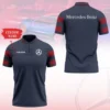 High Quality Customized Men's Zip Polo Shirt MERCEDES-TZPO-0074771