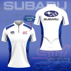High Quality Customized Men's Zip Polo Shirt SUBARU-TZPO-0074922