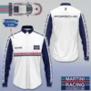 High Quality Customized Men's Long Sleeve Button Shirt PORSCHE-CCY-0075381