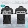 High Quality Customized Men's Zip Polo Shirt MERCEDES-TZPO-0074770