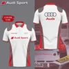 High Quality Customized Men's Zip Polo Shirt AUDI-TZPO-0074874