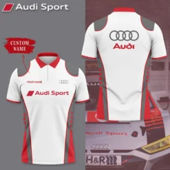 High Quality Customized Men's Zip Polo Shirt AUDI-TZPO-0074874