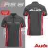 High Quality Customized Men's Zip Polo Shirt AUDI-TZPO-0074872