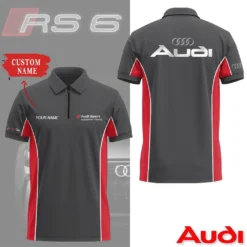 High Quality Customized Men's Zip Polo Shirt AUDI-TZPO-0074872
