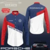 High Quality Customized Men's Long Sleeve Button Shirt PORSCHE-CCY-0075383
