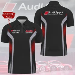 High Quality Customized Men's Zip Polo Shirt AUDI-TZPO-0074871