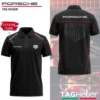 High Quality Customized Men's Zip Polo Shirt PORSCHE-TZPO-0074805