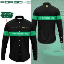 High Quality Customized Men's Long Sleeve Button Shirt PORSCHE-CCY-0075385