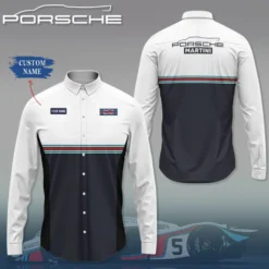 High Quality Customized Men's Long Sleeve Button Shirt PORSCHE-CCY-0075386