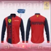 High Quality Customized Men's Long Sleeve Button Shirt FERRARI-CCY-0075424