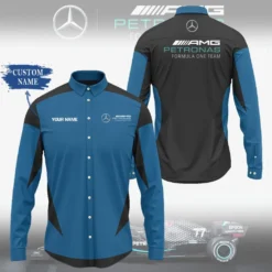 High Quality Customized Men's Long Sleeve Button Shirt MERCEDES-CCY-0075370