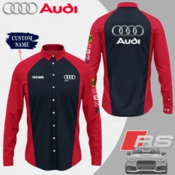 High Quality Customized Men's Long Sleeve Button Shirt AUDI-CCY-0075442