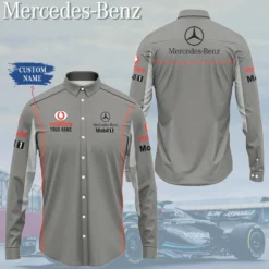 High Quality Customized Men's Long Sleeve Button Shirt MERCEDES-CCY-0075369
