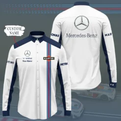 High Quality Customized Men's Long Sleeve Button Shirt MERCEDES-CCY-0075368