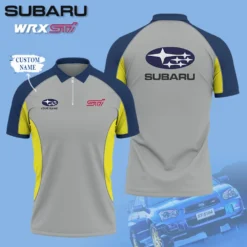 High Quality Customized Men's Zip Polo Shirt SUBARU-TZPO-0074925