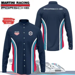 High Quality Customized Men's Long Sleeve Button Shirt PORSCHE-CCY-0075399