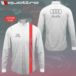 High Quality Customized Men's Long Sleeve Button Shirt AUDI-CCY-0075446