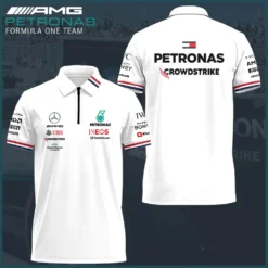 High Quality Men's Zip Polo Shirt MERCEDES-TZPO-0074760