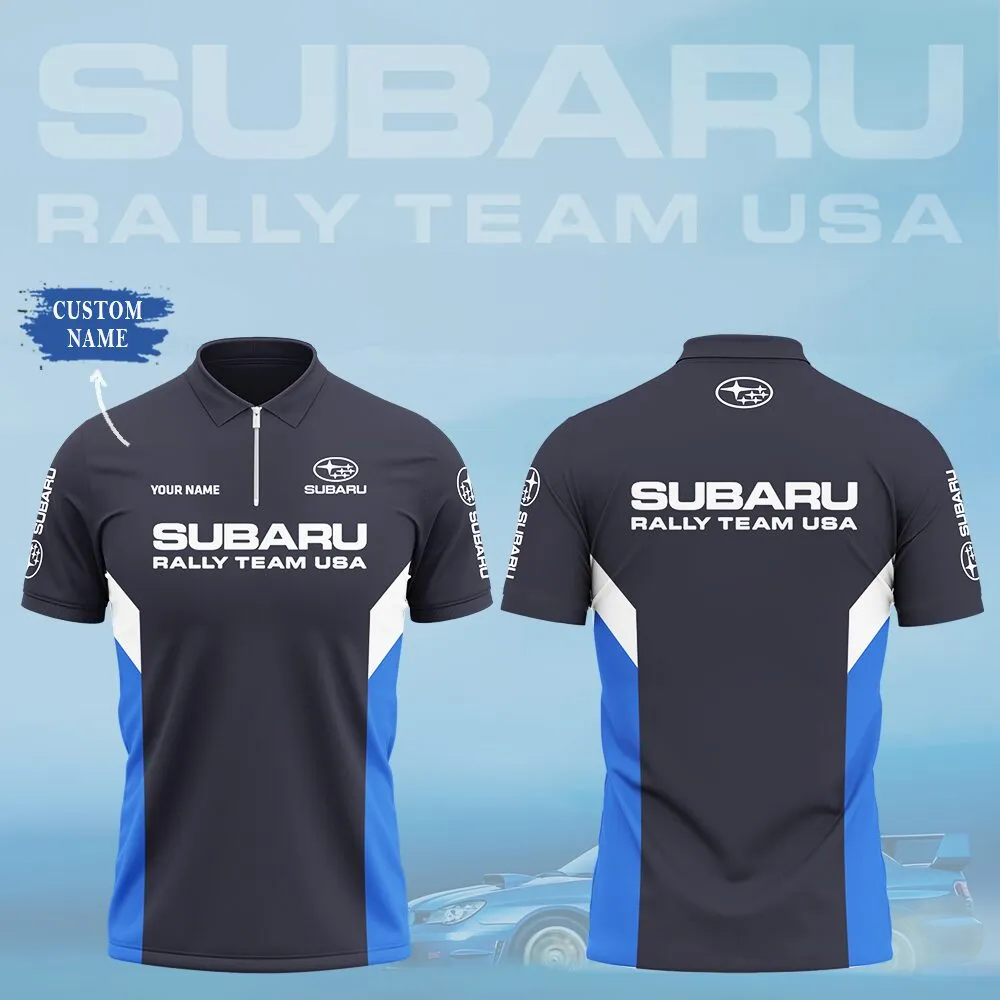 High Quality Customized Men's Zip Polo Shirt SUBARU-TZPO-0074926
