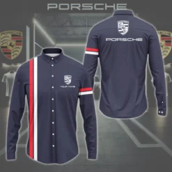 High Quality Customized Men's Long Sleeve Button Shirt PORSCHE-CCY-0075400