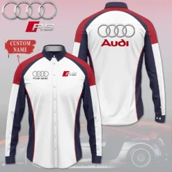 High Quality Customized Men's Long Sleeve Button Shirt AUDI-CCY-0075451