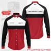 High Quality Customized Men's Long Sleeve Button Shirt PORSCHE-CCY-0075403