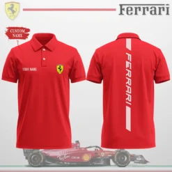 High Quality Customized Men's Polo Shirt FERRARI-PO-0074519