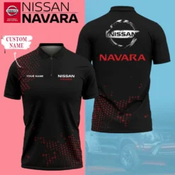 High Quality Customized Men's Zip Polo Shirt NISSAN-TZPO-0074880