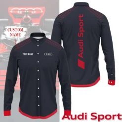 High Quality Customized Men's Long Sleeve Button Shirt AUDI-CCY-0075453