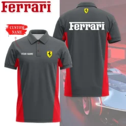 High Quality Customized Men's Polo Shirt FERRARI-PO-0074518