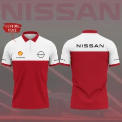 High Quality Customized Men's Zip Polo Shirt NISSAN-TZPO-0074881