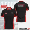 High Quality Customized Men's Zip Polo Shirt NISSAN-TZPO-0074883