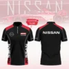 High Quality Customized Men's Zip Polo Shirt NISSAN-TZPO-0074889