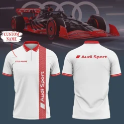 High Quality Customized Men's Zip Polo Shirt AUDI-TZPO-0074862