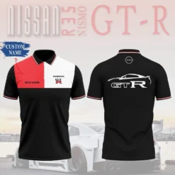 High Quality Customized Men's Zip Polo Shirt NISSAN-TZPO-0074892