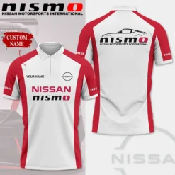 High Quality Customized Men's Zip Polo Shirt NISSAN-TZPO-0074893