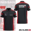 High Quality Customized Men's Zip Polo Shirt NISSAN-TZPO-0074894